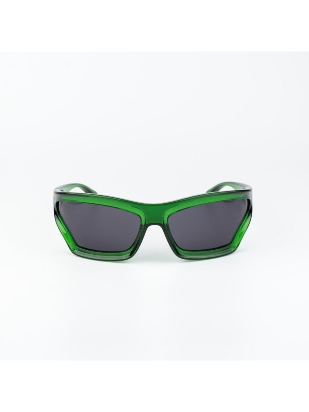 Loewe Men Sunglasses Green Smoke Wraparound LW40143U 98A NEW AUTHENTIC